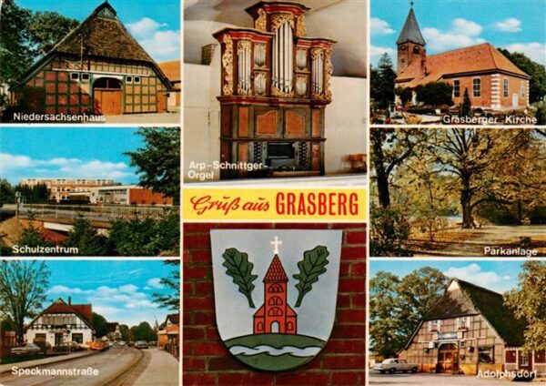 Grasberg Bremen Niedersachsenhaus Schulzentrum Strassenpartie Arp-Schnittger-Org