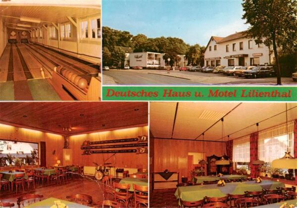 Lilienthal Bremen Deutsches Haus und Motel Restaurant Kegelbahn
