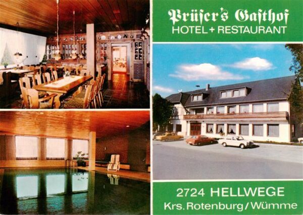 Hellwege Rotenburg Pruesers Gasthof Hotel Restaurant Hallenbad