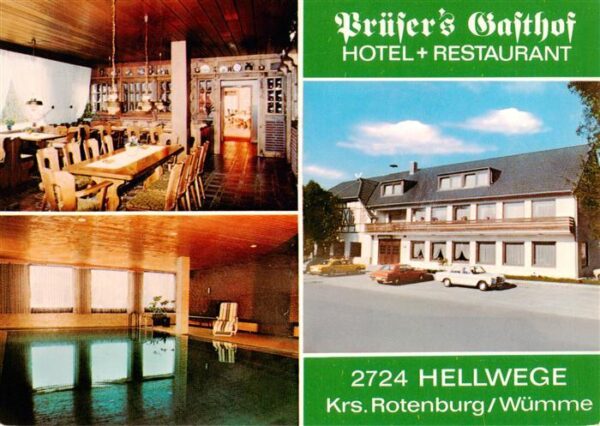 Hellwege Rotenburg Pruesers Gasthof Hotel Restaurant Hallenbad