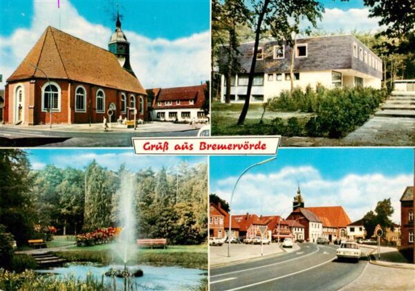 Bremervoerde Kirche Parkanlagen Ortsmotiv
