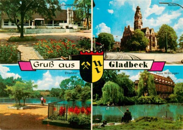 Gladbeck Schwimmhalle Ehrenmal Haus Wittringen Rathaus