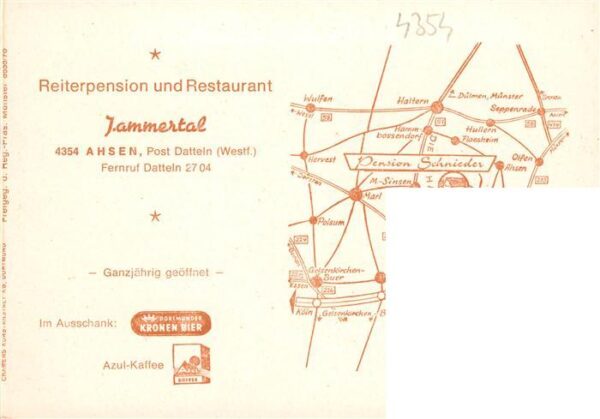 Ahsen Recklinghausen Reiterpension Restaurant Jammertal Luftaufnahme – Bild 2