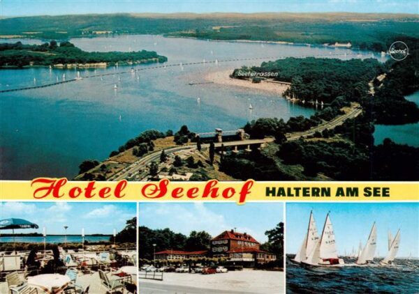 Haltern See Hotel Seehof Luftaufnahme Segelregatta