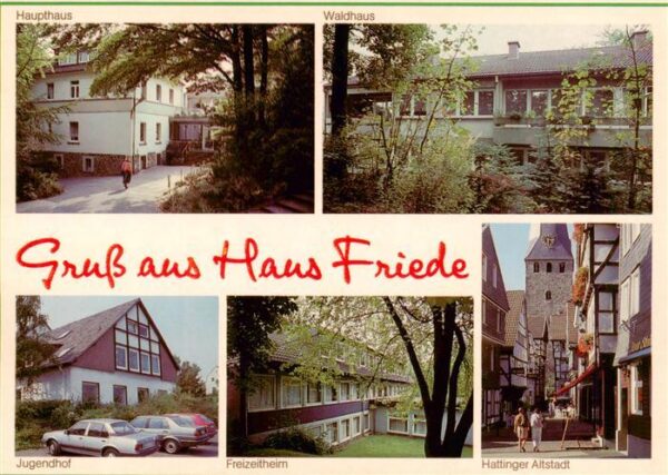Hattingen  Ruhr Haus Friede Evangelisches Freizeitheim Jugendhof Altstadt