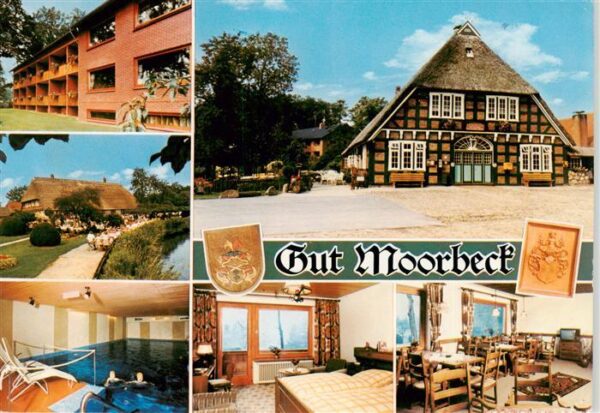 Wildeshausen Hotel Restaurant Gut Moorbeck Gastraum Hallenbad Fremdenzimmer
