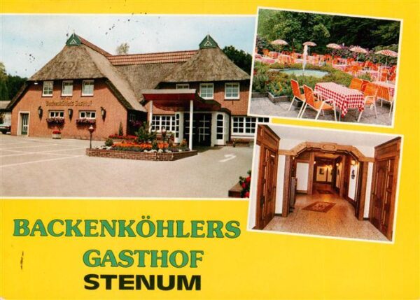 Stenum Ganderkesee Backenkoehlers Gasthof Flur Terrasse