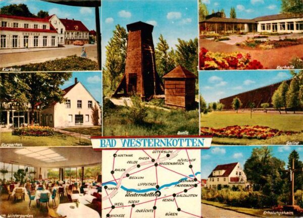 Bad Westernkotten Kurhaus Kurgarten Wintergarten Quelle Kurhalle Saline Erholung