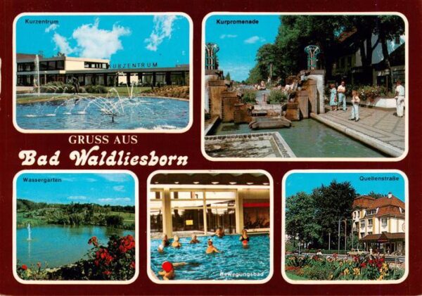 Bad Waldliesborn Kurzentrum Kurpromenade Wassergarten Bewegungsbad Quellenstrass