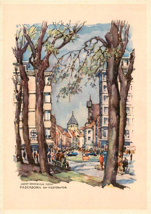Paderborn Am Westerntor Illustration