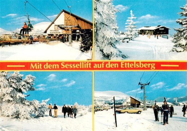 Willingen Sauerland Mit dem Sessellift auf den Ettelsberg