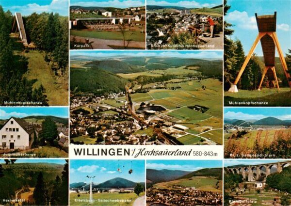 Willingen Sauerland Muehlenkopfschanze Jugendherberge Hermeketal Kurpark Flieger