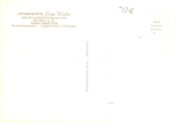 Willingen Sauerland Liftgaststaette Sepp Weiler Gaststube – Bild 2