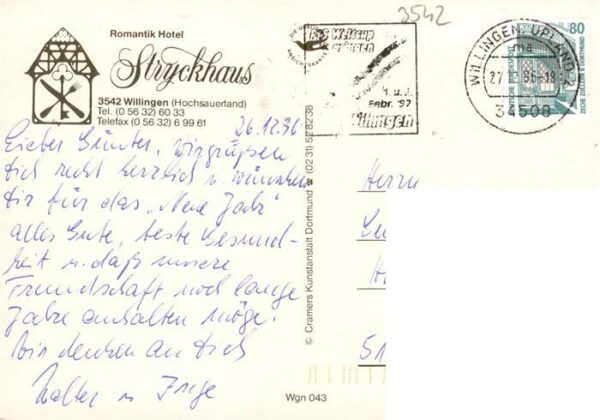 Willingen Sauerland Romantik Hotel Stryckhaus Gastraum Hallenbad Park – Bild 2