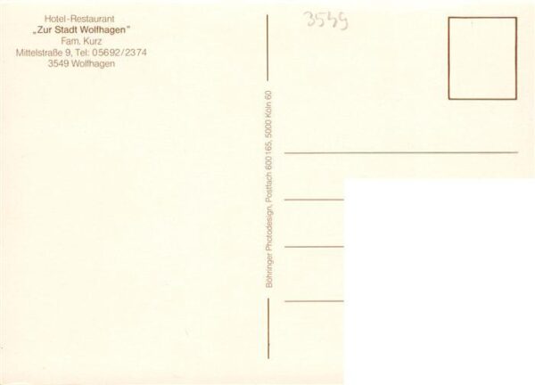Wolfhagen Hotel Restaurant Zur Stadt Wolfhagen Gaststube – Bild 2