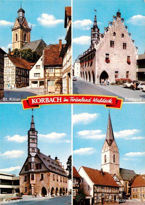 Korbach St Kilian Rathaus Nicolaikirche