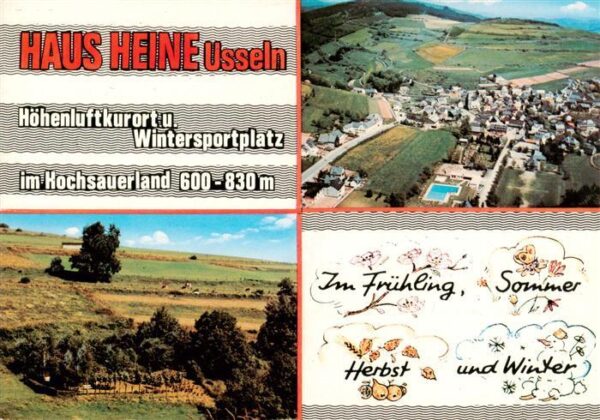 Usseln Haus Heine Panorama Fliegeraufnahme