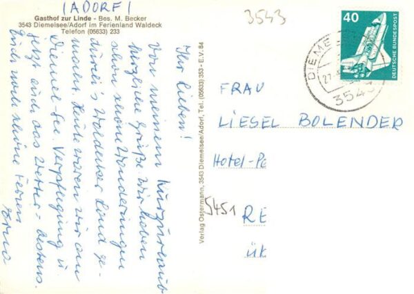 Adorf Waldeck Gasthof zur Linde – Bild 2