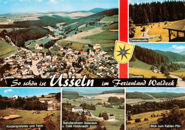 Usseln Fliegeraufnahme Diemelquelle Diemeltal Kinderspielplatz Schullandheim Gue