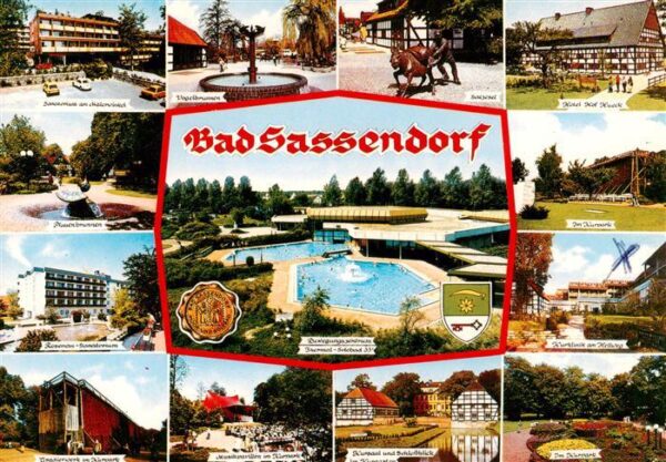 Bad Sassendorf Sanatorium Malerwinkel Vogelbrunnen Salzesel Hotel Hof Hueck Pfau
