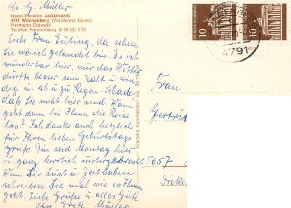 Wuennenberg Hotel Pension Jagdhaus Freiterrasse – Bild 2
