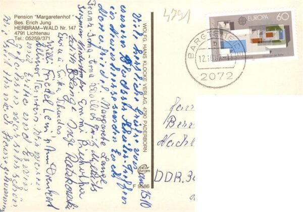 Lichtenau Paderborn Pension Margaretenhof – Bild 2