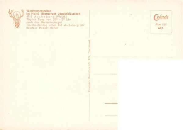 Ascheberg Westfalen Waidmannsstuben im Hotel Restaurant Jagdschloesschen – Bild 2