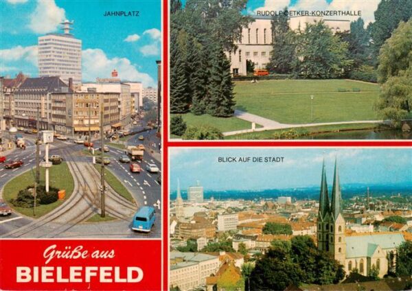 Bielefeld Jahnplatz Rudolf Oetker Konzerthalle Stadtblick