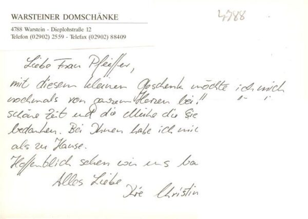 Warstein Warsteiner Domschaenke Gastraeume – Bild 2