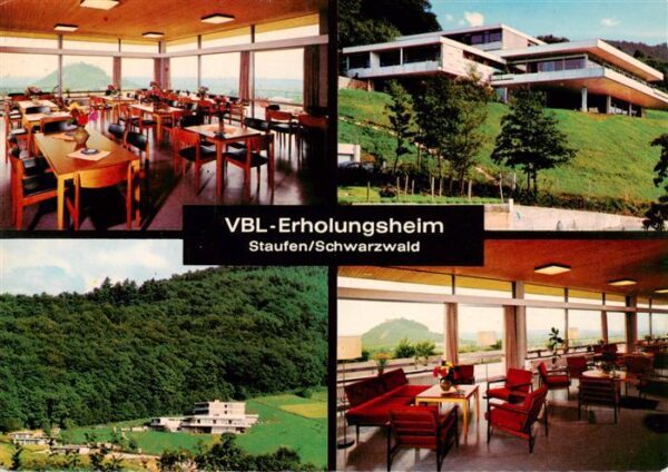 Staufen  Breisgau VBL Erholungsheim Gastraeume Panorama