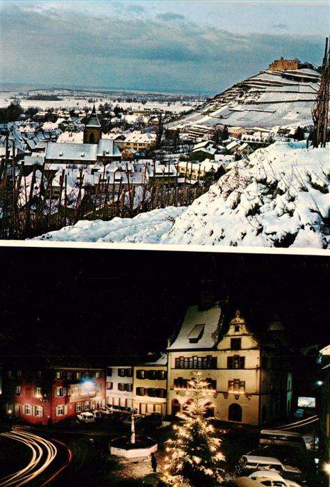 Staufen  Breisgau Burgbergblick Rathaus Marktplatz