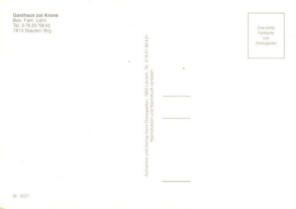 Staufen  Breisgau Gasthaus Krone Gastraeume – Bild 2