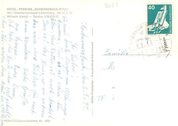 Loecherberg Oberharmersbach Hotel Pension Schwarzwald Idyll – Bild 2