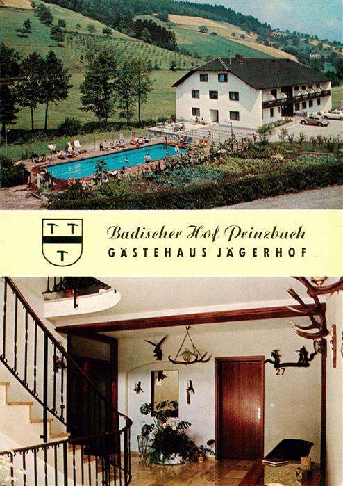 Prinzbach Biberach Kinzigtal Badischer Hof Prinzbach Gaestehaus Jaegerhof Flur S