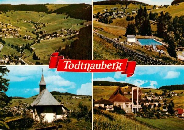 Todtnauberg Panorama Freibad Kirche Ortsansicht