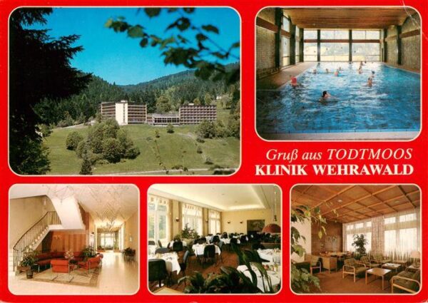 Todtmoos Klinik Wehrawald der BfA Hallenbad Flur Gastraeume