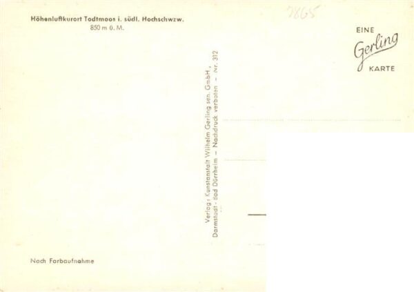 Todtmoos Fliegeraufnahme – Bild 2