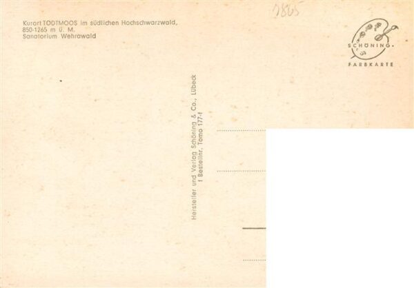 Todtmoos Sanatorium Wehrawald – Bild 2