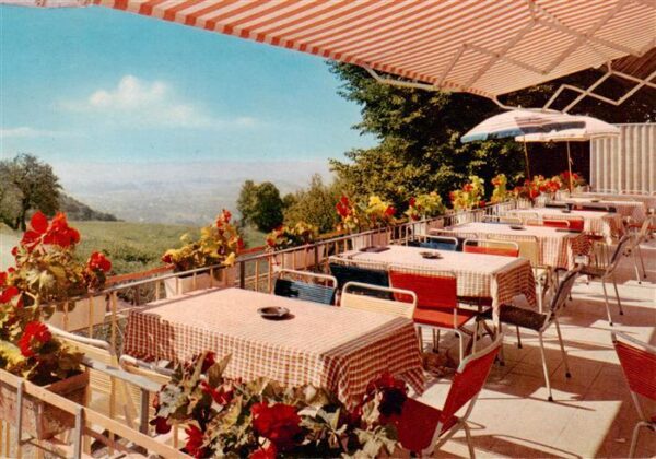 Schweigmatt Schopfheim Cafe Pension Greiner Terrasse