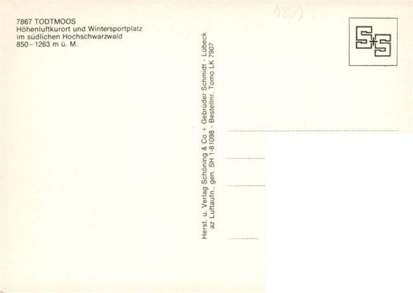 Todtmoos Fliegeraufnahme – Bild 2