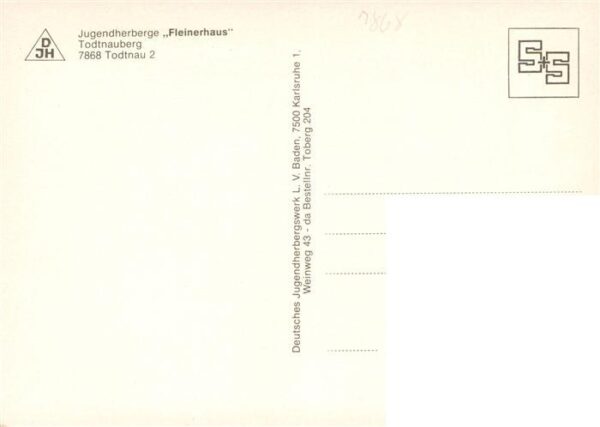 Todtnauberg Jugendherberge Fleinerhaus Tagesraum Schlafraum Eingangshalle – Bild 2