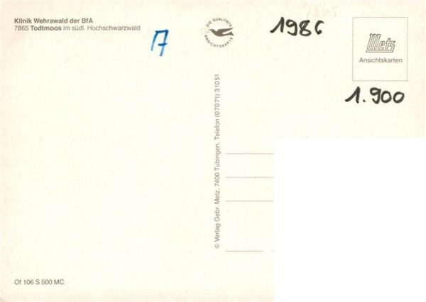 Todtmoos Klinik Wehrawald – Bild 2