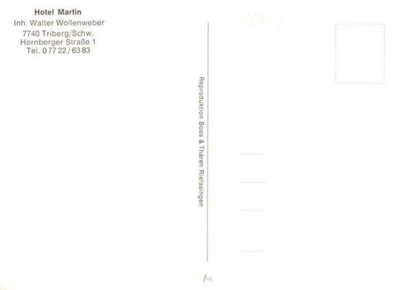 Triberg Hotel Martin Gastraum – Bild 2