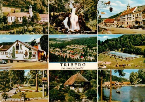Triberg Kirche Wasserfall Ortspartie Heimatmuseum Schwimmbad Park Schwarzwaldhau