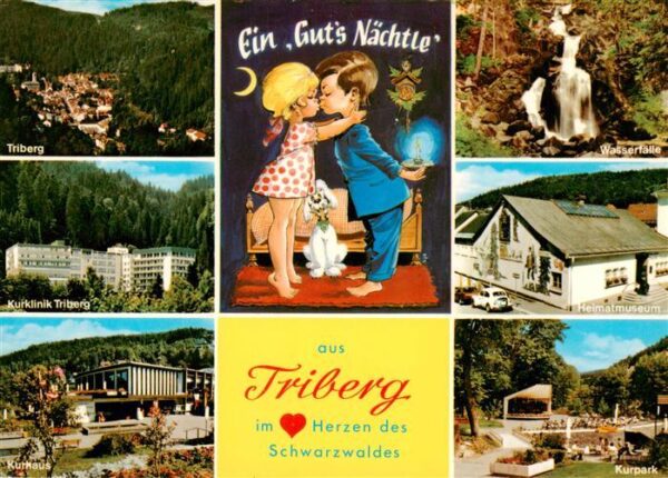 Triberg Panorama Kurklinik Triberg Kurhaus Wasserfaelle Heimatmuseum Kurpark