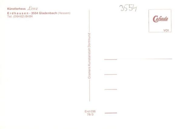 Erdhausen  Gladenbach Hessen Kuenstlerhaus Lenz – Bild 2