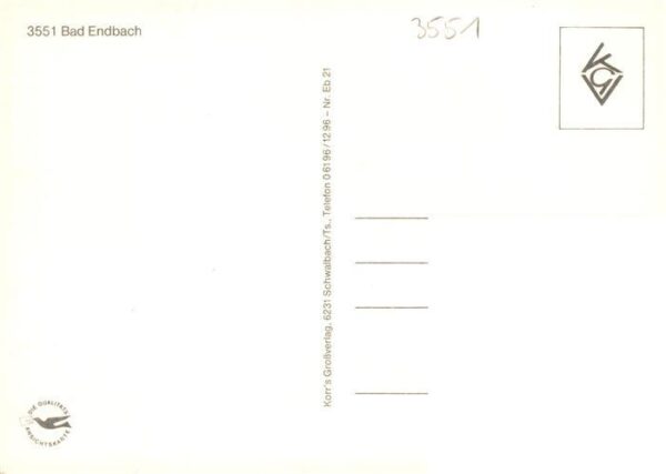 Bad Endbach Kurhaus Panorama Teilansicht Massageschule – Bild 2