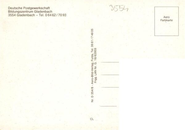 Gladenbach Dt Postgewerkschaft Bildungszentrum Gladenbach – Bild 2