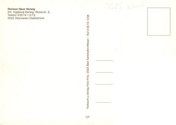 Oedelsheim Oberweser Pension Haus Herwig Fachwerkhaus – Bild 2