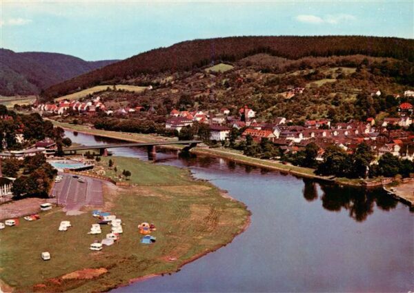 Bad Karlshafen Panorama Blick vom Saengertempel